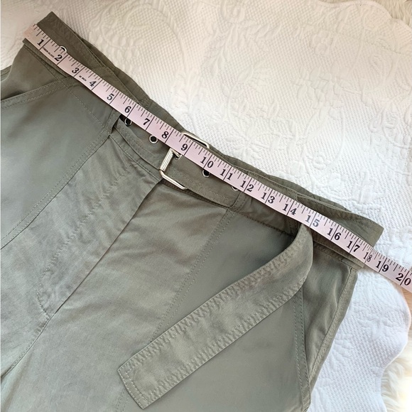 3.1 Phillip Lim Satin Cargo Belted Pant Olive green - Picture 10 of 16